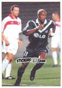 Sticker Sylvain Wiltord (In game - foto 2) - F.C. Girondins De Bordeaux n. 119 - Panini