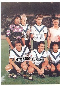 Sticker Team foto 1991-92 (part 1/2) - F.C. Girondins De Bordeaux n. 150 - Panini