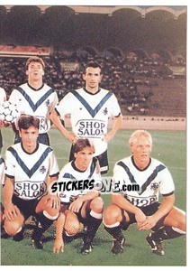 Figurina Team foto 1991-92 (part 2/2) - F.C. Girondins De Bordeaux - Panini