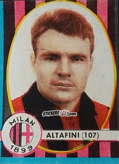Figurina Altafini - Campionato di Calcio 1961-1962
 n. 107 - Lampo