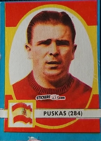 Sticker Ferenc Puskas - Campionato di Calcio 1961-1962
 n. 284 - Lampo