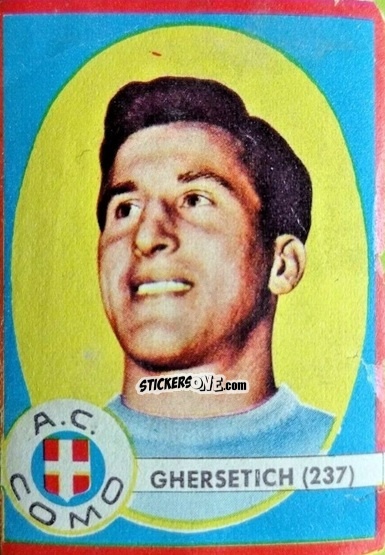 Sticker Ghersetich - Campionato di Calcio 1961-1962
 n. 237 - Lampo