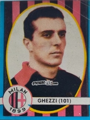 Figurina Ghezzi - Campionato di Calcio 1961-1962
 n. 101 - Lampo