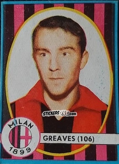 Sticker Greaves - Campionato di Calcio 1961-1962
 n. 106 - Lampo