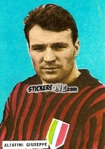 Sticker Altafini Giuseppe - Fotocalcio 1962-1963
 n. 107 - EDIZIONE FILATELICHE
