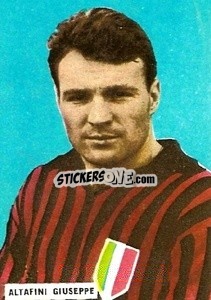 Sticker Altafini Giuseppe - Fotocalcio 1962-1963
 - EDIZIONE FILATELICHE
