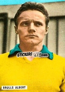 Sticker Brulls Albert - Fotocalcio 1962-1963
 n. 116 - EDIZIONE FILATELICHE
