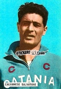 Sticker Calvanese Salvatore - Fotocalcio 1962-1963
 n. 36 - EDIZIONE FILATELICHE

