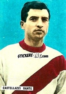 Sticker Castellazzi Dante - Fotocalcio 1962-1963
 n. 88 - EDIZIONE FILATELICHE
