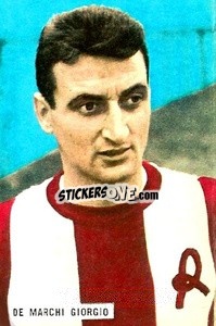 Sticker De Marchi Giorgio - Fotocalcio 1962-1963
 n. 210 - EDIZIONE FILATELICHE
