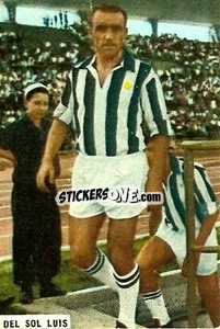 Cromo Del Sol Luis - Fotocalcio 1962-1963
 n. 81 - EDIZIONE FILATELICHE

