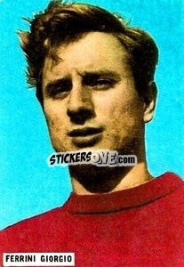 Sticker Ferrini Giorgio - Fotocalcio 1962-1963
 n. 189 - EDIZIONE FILATELICHE
