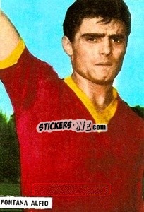 Sticker Fontana Alfio - Fotocalcio 1962-1963
 - EDIZIONE FILATELICHE
