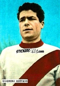 Sticker Giagnoni Gustavo - Fotocalcio 1962-1963
 - EDIZIONE FILATELICHE
