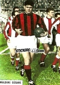 Sticker Maldini Cesare - Fotocalcio 1962-1963
 n. 101 - EDIZIONE FILATELICHE

