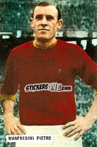 Sticker Manfredini Pietro - Fotocalcio 1962-1963
 n. 155 - EDIZIONE FILATELICHE
