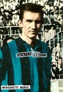 Sticker Mereghetti Mario - Fotocalcio 1962-1963
 n. 8 - EDIZIONE FILATELICHE
