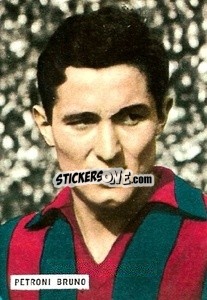 Sticker Petroni Bruno - Fotocalcio 1962-1963
 n. 35 - EDIZIONE FILATELICHE

