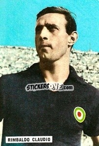 Sticker Rimbaldo Claudio - Fotocalcio 1962-1963
 n. 40 - EDIZIONE FILATELICHE
