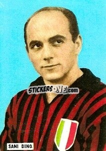 Sticker Sani Dino - Fotocalcio 1962-1963
 n. 105 - EDIZIONE FILATELICHE

