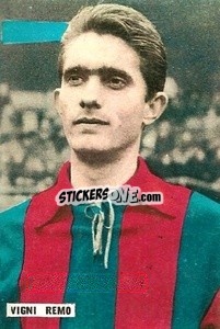 Sticker Vigni Remo - Fotocalcio 1962-1963
 n. 34 - EDIZIONE FILATELICHE
