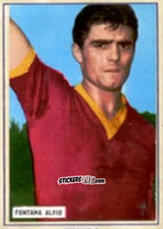 Cromo Alfio Fontana - Fotocalcio 1963-1964
 n. 159 - EDIZIONE FILATELICHE
