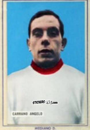 Sticker Angelo Carrano - Fotocalcio 1963-1964
 n. 18 - EDIZIONE FILATELICHE
