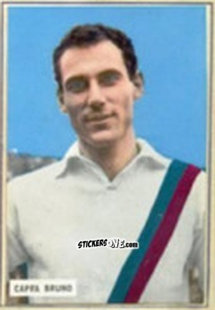 Cromo Bruno Capra - Fotocalcio 1963-1964
 n. 27 - EDIZIONE FILATELICHE
