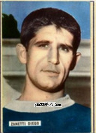 Sticker Diego Zanetti - Fotocalcio 1963-1964
 n. 98 - EDIZIONE FILATELICHE
