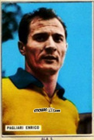 Sticker Enrico Pagliari - Fotocalcio 1963-1964
 n. 154 - EDIZIONE FILATELICHE
