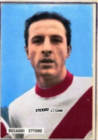 Sticker Ettore Recagni - Fotocalcio 1963-1964
 n. 120 - EDIZIONE FILATELICHE
