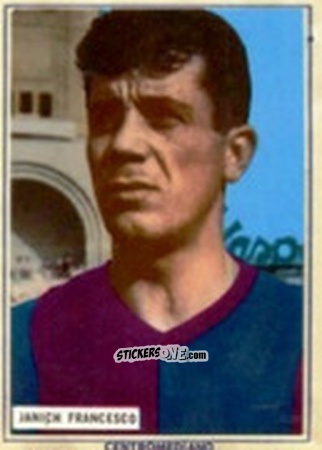 Sticker Francesco Janich - Fotocalcio 1963-1964
 n. 29 - EDIZIONE FILATELICHE
