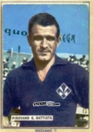 Figurina G. Battista Pirovano - Fotocalcio 1963-1964
 n. 54 - EDIZIONE FILATELICHE
