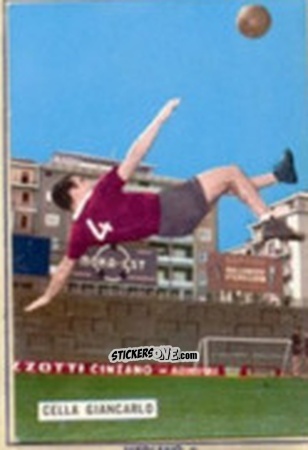 Sticker Giancarlo Cella - Fotocalcio 1963-1964
 n. 198 - EDIZIONE FILATELICHE
