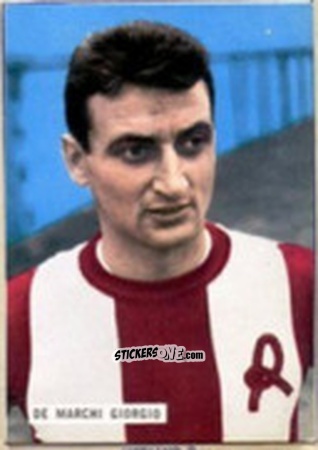 Sticker Giorgio De Marchi - Fotocalcio 1963-1964
 n. 210 - EDIZIONE FILATELICHE
