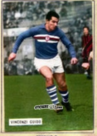 Sticker Guido Vincenzi - Fotocalcio 1963-1964
 n. 171 - EDIZIONE FILATELICHE
