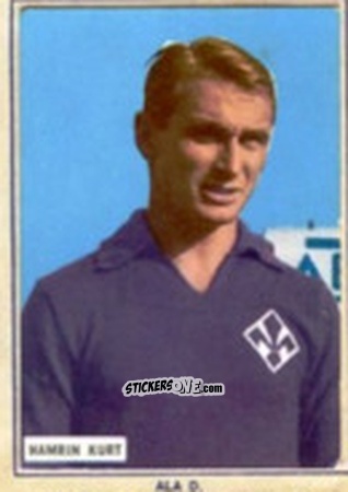 Cromo Kurt Hamrin - Fotocalcio 1963-1964
 n. 60 - EDIZIONE FILATELICHE
