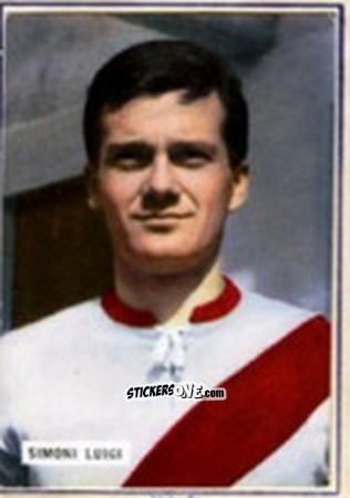 Figurina Luigi Simoni - Fotocalcio 1963-1964
 n. 118 - EDIZIONE FILATELICHE
