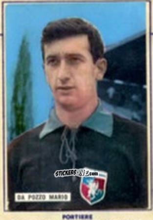 Sticker Mario Da Pozzo - Fotocalcio 1963-1964
 n. 61 - EDIZIONE FILATELICHE
