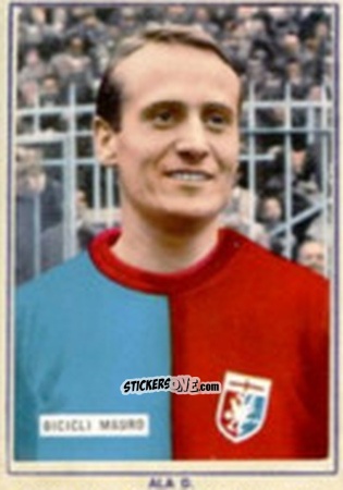 Cromo Mauro Bicicli - Fotocalcio 1963-1964
 n. 70 - EDIZIONE FILATELICHE
