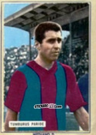 Cromo Paride Tumburus - Fotocalcio 1963-1964
 n. 30 - EDIZIONE FILATELICHE
