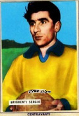 Sticker Sergio Brighenti - Fotocalcio 1963-1964
 n. 155 - EDIZIONE FILATELICHE
