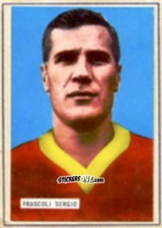 Cromo Sergio Frascoli - Fotocalcio 1963-1964
 n. 160 - EDIZIONE FILATELICHE
