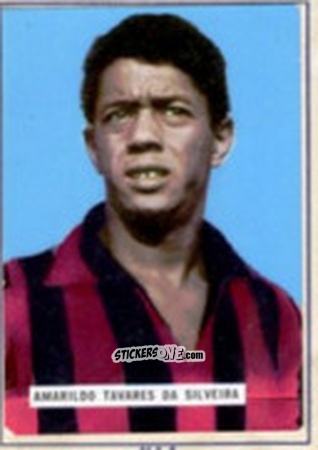 Figurina Tavares De Silveira Amarildo - Fotocalcio 1963-1964
 n. 142 - EDIZIONE FILATELICHE
