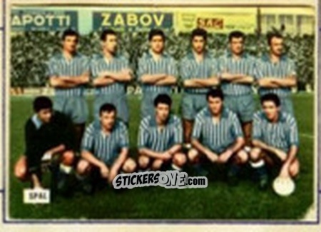 Sticker Team Photo - Fotocalcio 1963-1964
 n. 187 - EDIZIONE FILATELICHE
