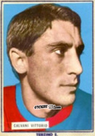 Cromo Vittorio Calvani - Fotocalcio 1963-1964
 n. 62 - EDIZIONE FILATELICHE
