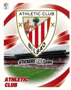Sticker Escudo ATHLETIC CLUB - Liga Spagnola 2012-2013 - Colecciones ESTE