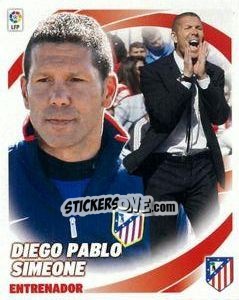 Sticker Diego Pablo Simeone - Liga Spagnola 2012-2013 n. 32 - Colecciones ESTE