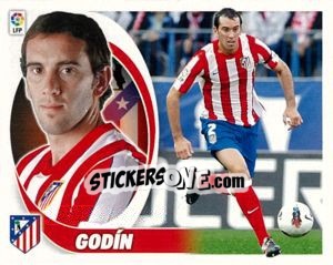 Cromo Godín (6) - Liga Spagnola 2012-2013 - Colecciones ESTE
