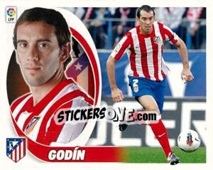 Sticker Godín (6) - Liga Spagnola 2012-2013 n. 39 - Colecciones ESTE